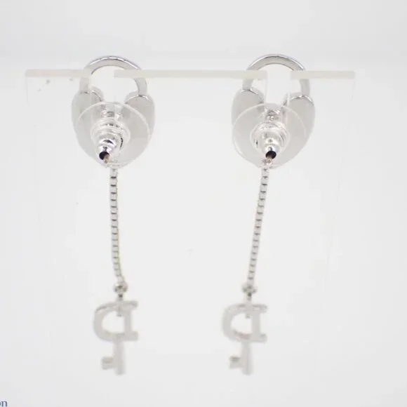 Christian Dior Lock & Key Earrings - Picture 2 of 3